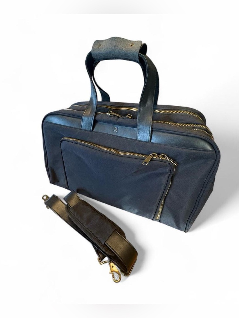 Nomad Lane Bento Bag 17”-18” Travel Carry On Airline Underseat Leather Vacation